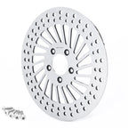 Front Brake Rotor Disc & Bolts for Harley Touring Glide Dyna Softail (2014–2023)