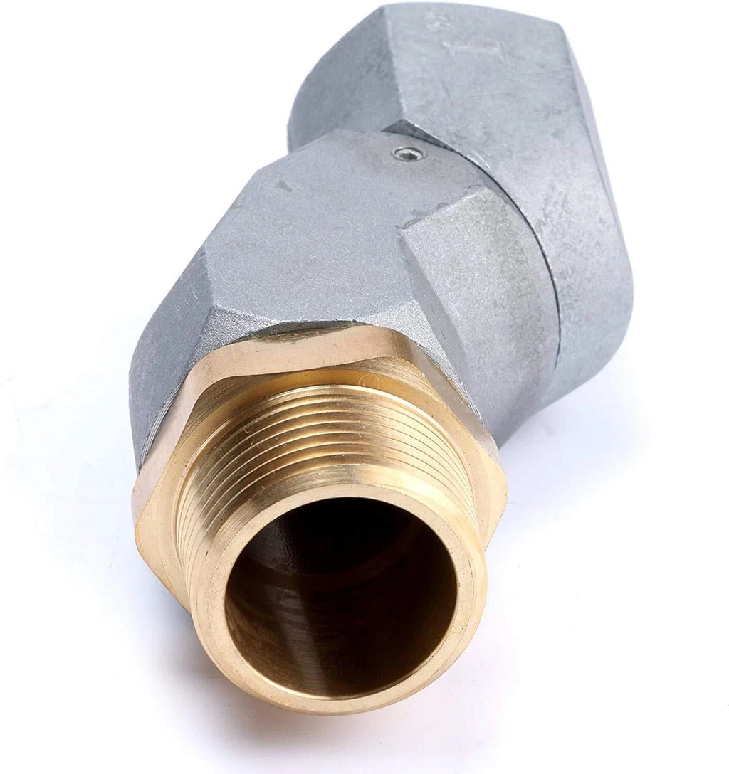 2X 1" NPT Fuel Hose Nozzle Swivel Connector for Fuel Transfer Hose