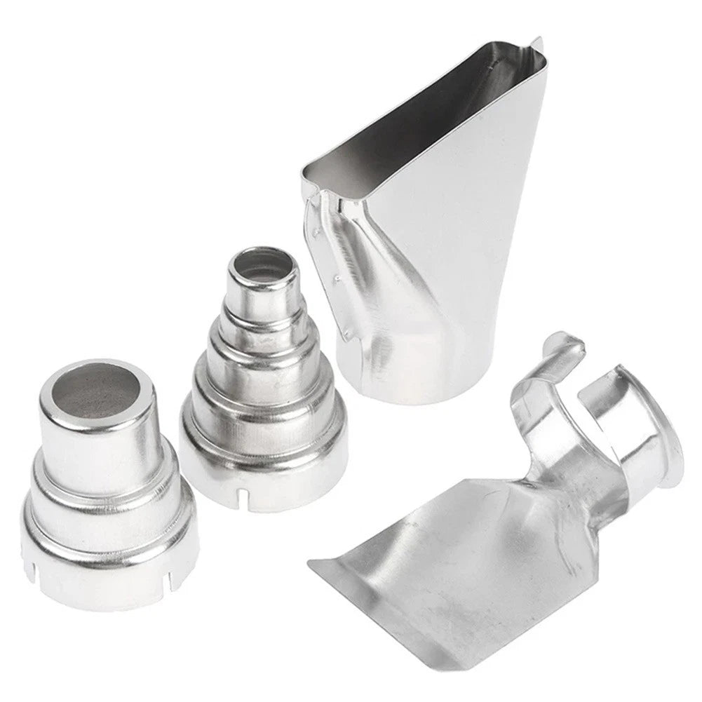 Nozzle Tools Set of 4 for A B Electric Heat (Silver Stainless Steel)