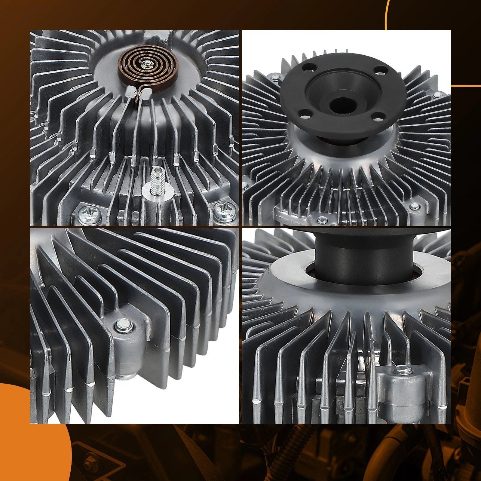 Radiator Cooling Fan Clutch for Toyota T100/Tacoma (1994–2007) 1621075060 326-58142