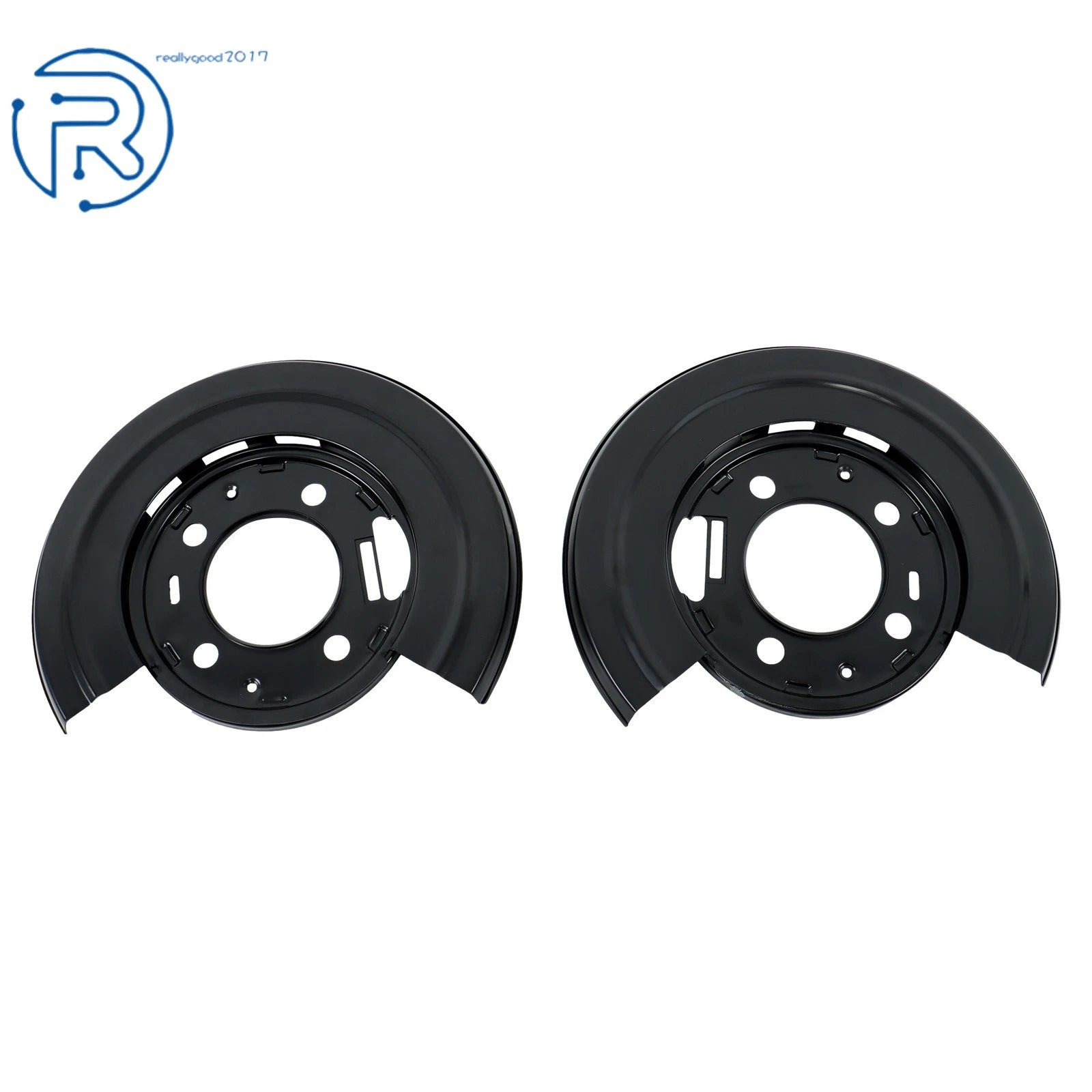 Set of 2 Brake Plates Dust Shield for Ford F-250 F-350 F-450