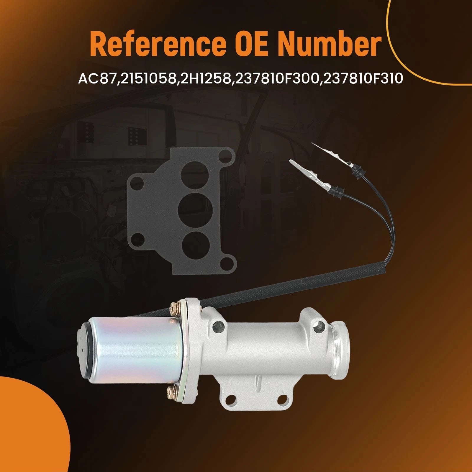 Idle Air Control Valve for Nissan D21 (1990–1994) 23781-86G00