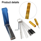 Carburetor Cleaning Tool Set for Automotive (Steel & Nylon Brushes)