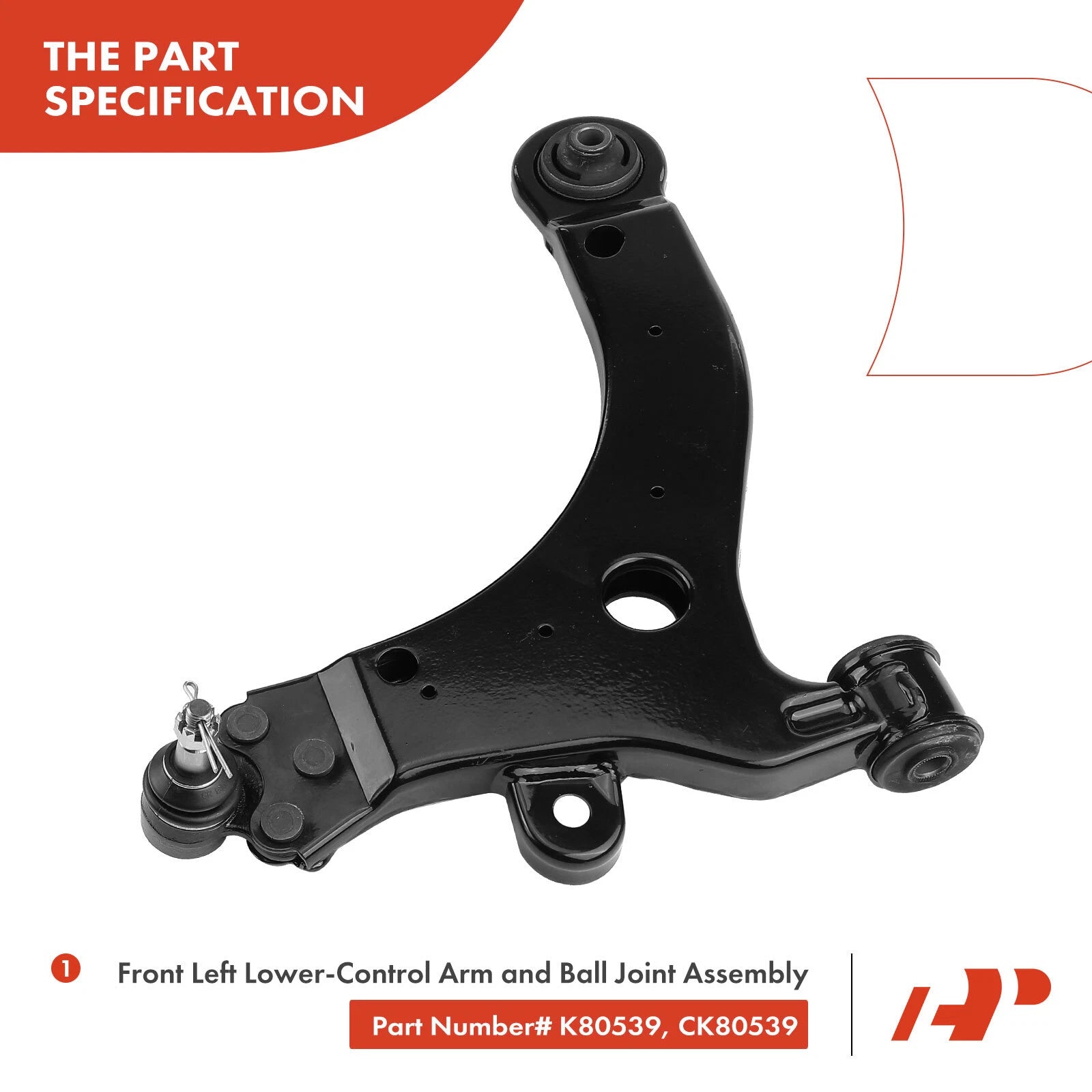 Front Control Arm Sway Bar Link and Tie Rod End for Chevy Impala (2006-2013)