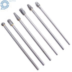 6X Rotary Aluminum 10mm Cut Burrs for Long Reach Carbide Burs 1/4" Shank