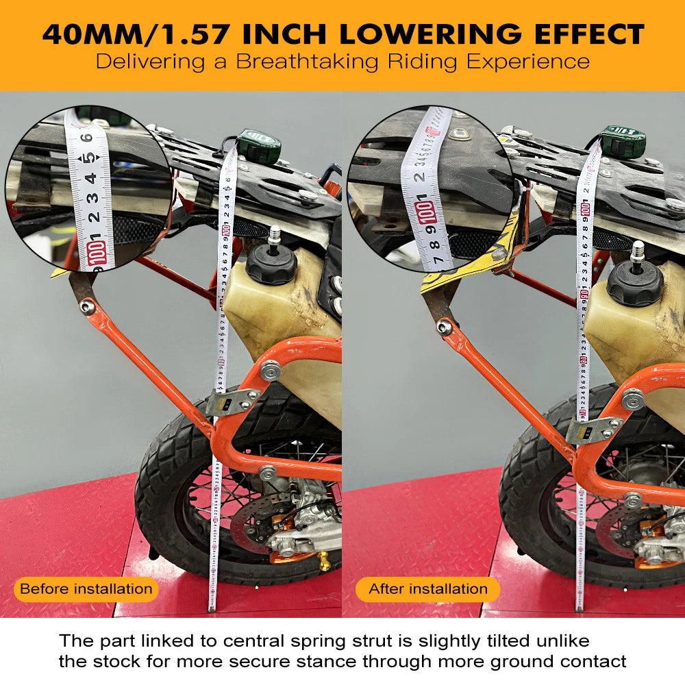 CNC Rear Suspension Lowering for KTM 690 Enduro/R/SMC/R (2008–2018)