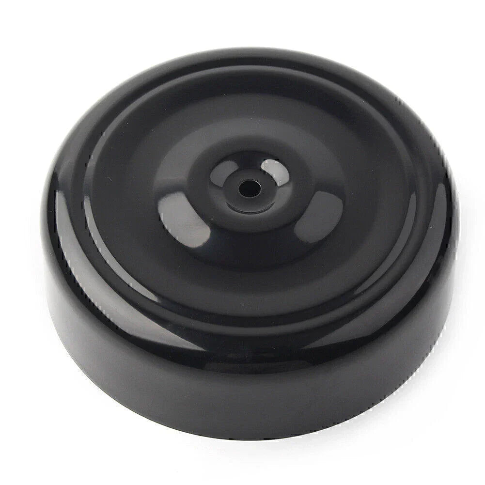 Metal Black 7" Bobbed Air Cleaner Cover for Harley Softail Dyna