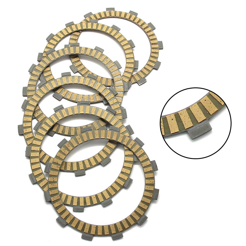 Clutch Friction Disc Plate Kit for Yamaha XS650 TX650 (1970–1983) 256-16331-00