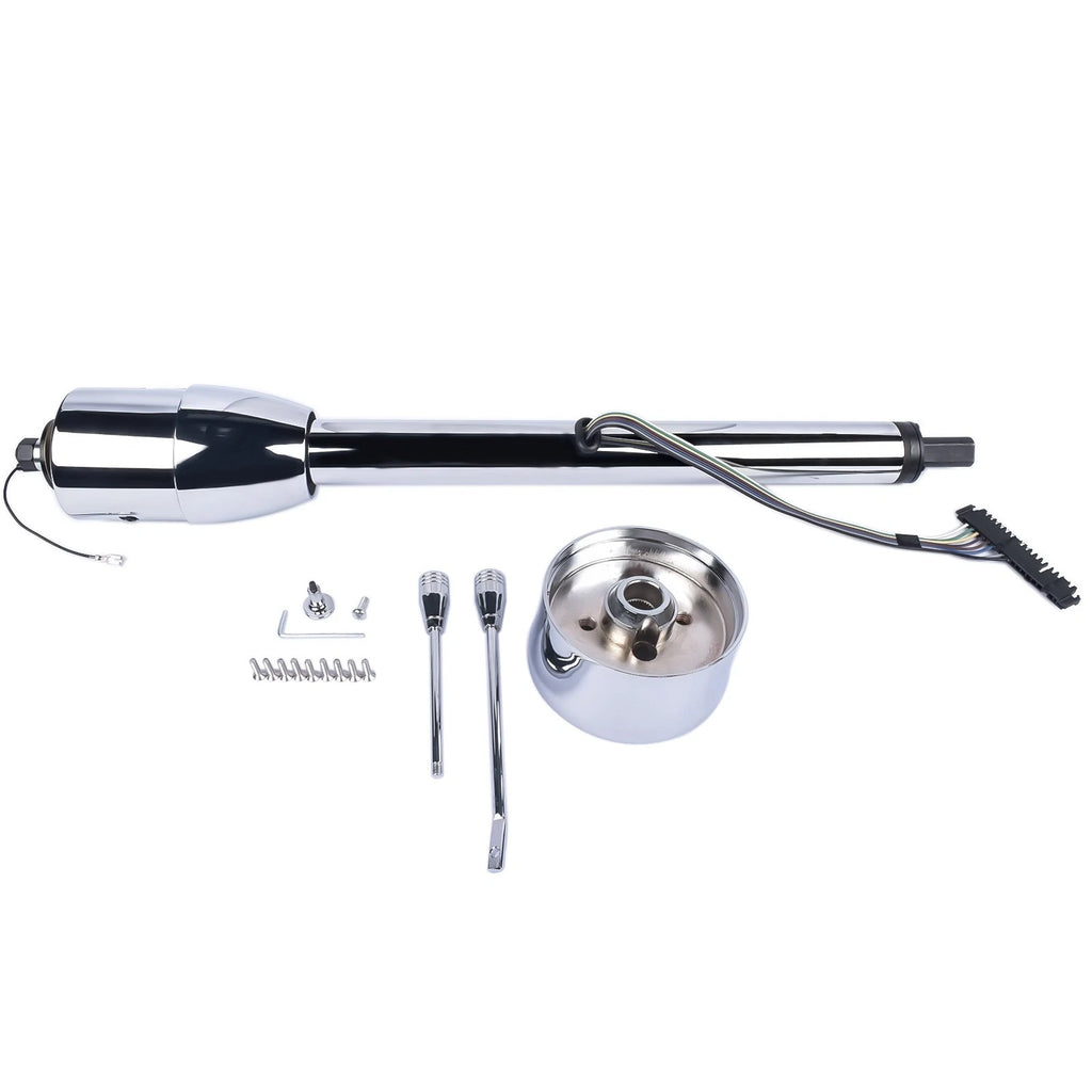 28" Chrome Steering Column Floor Shift