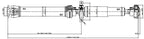Rear Prop Driveshaft for Land Rover LR3 LR4 (2005–2016) AWD/4WD