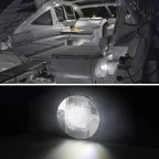 2X Round 3 Marine Boat Stern Transom Lights 6 LED for Boat