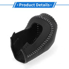 1 Pc Gear Shift Knob Cover for Hyundai Tucson (2015–2018) Black Grey