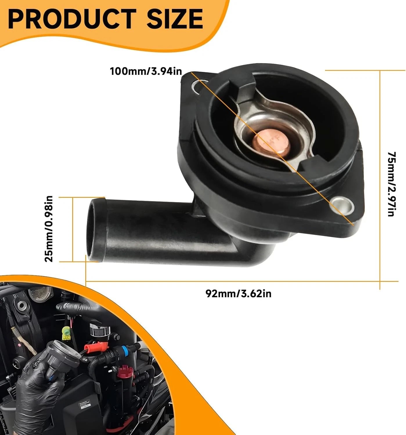 Outboard Thermostat for Mercury 75-115HP (2006–2021) 8M0090819 18-3633