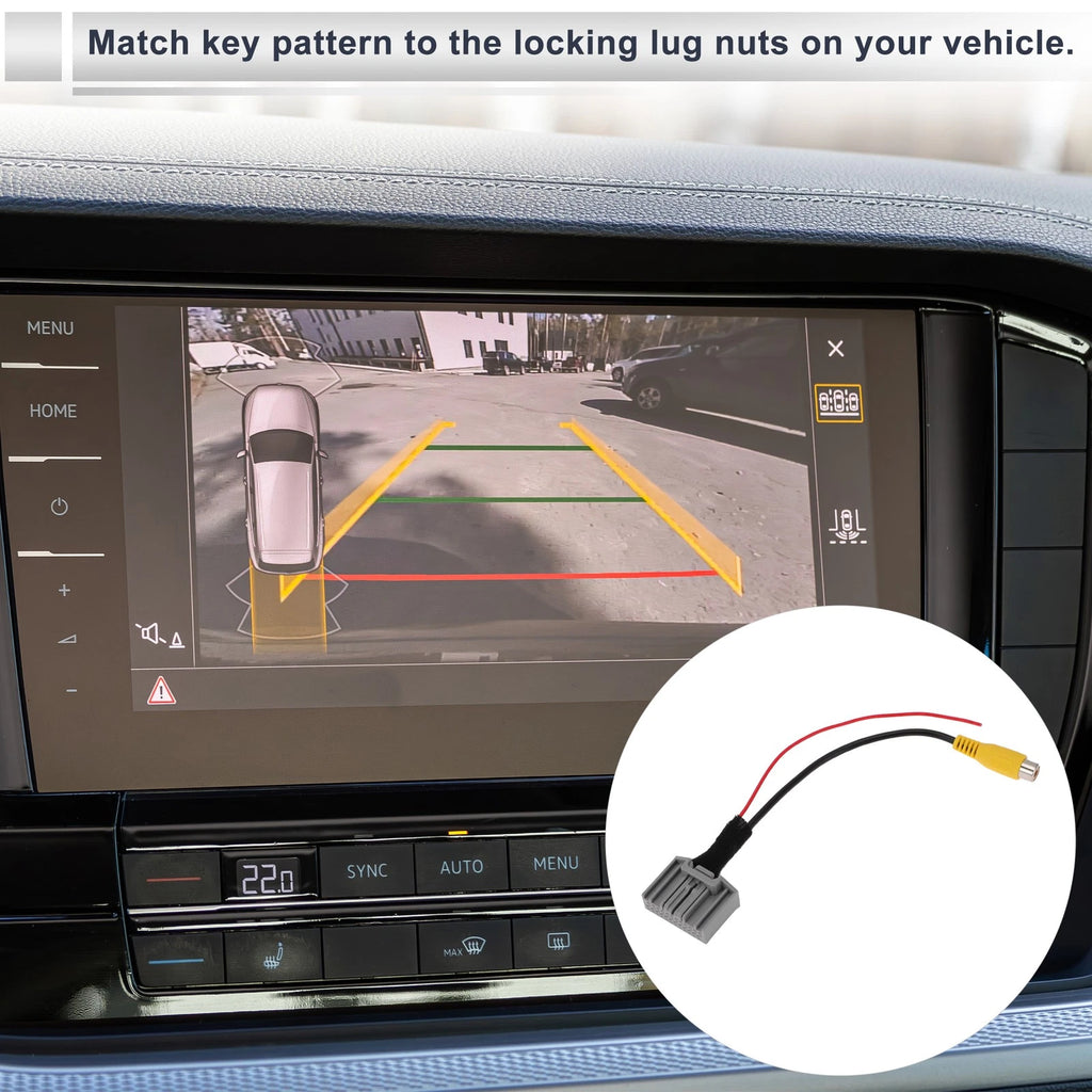 Rear View Camera Adapter Wire Harness Cable for Honda Fit (2014–2016)