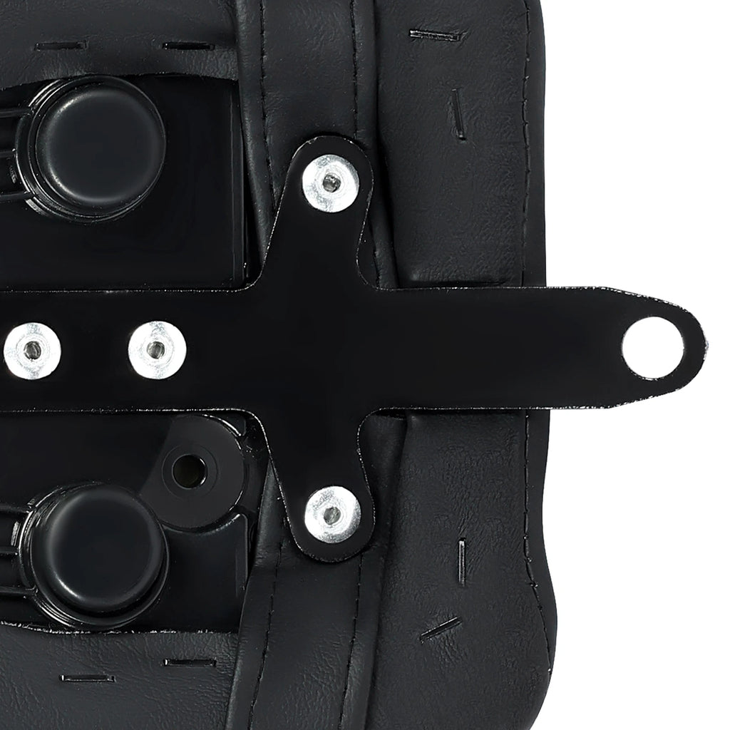Black Rear Passenger Seat Pillion for Harley Softail FXST (2018–2023)
