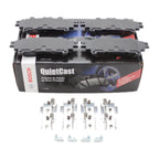 Set of 4 Bosch QuietCast Rear Brake Pads for Lexus GS350 RX350 Toyota Prius V Sienna (2010–2020)