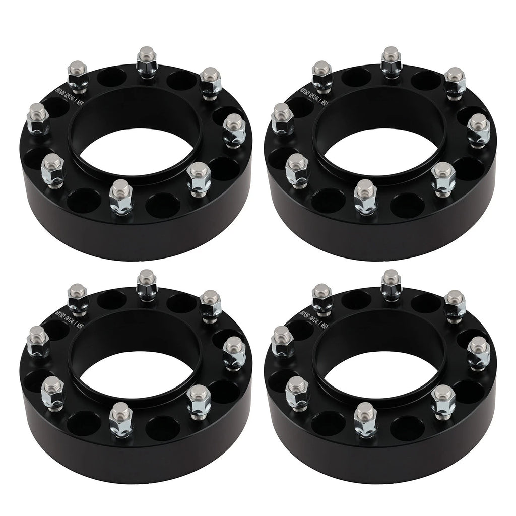 Set of 2 50mm M14 Thread Spacers for Silverado Sierra 2500HD 3500HD (2011–2024)