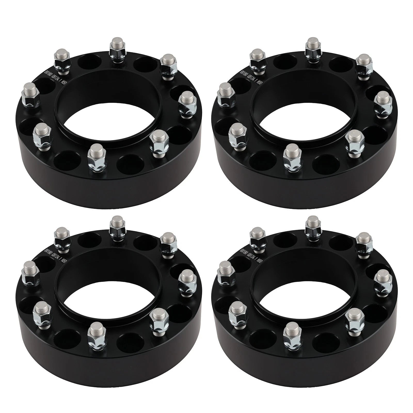 Set of 2 50mm M14 Thread Spacers for Silverado Sierra 2500HD 3500HD (2011–2024)
