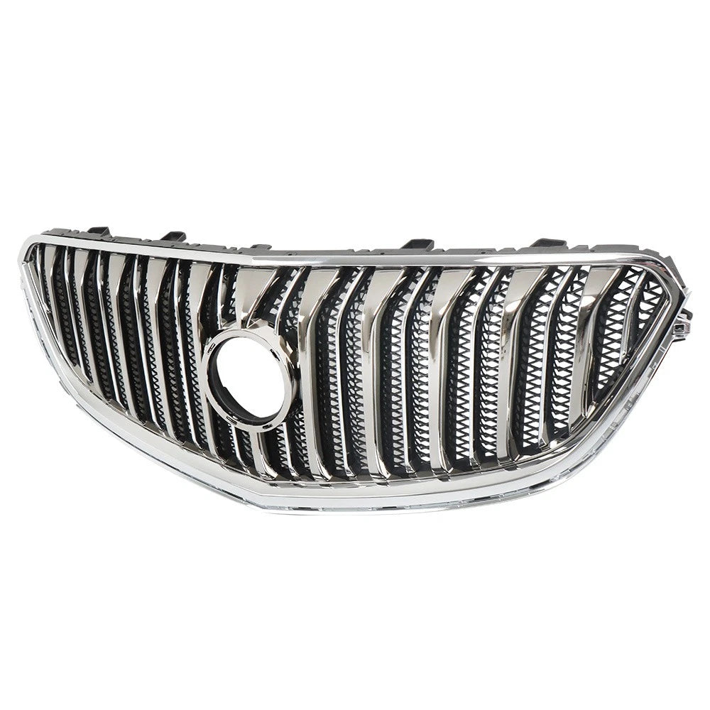 Front Upper Grille for Buick Enclave (2013-2017) Black Chrome