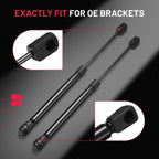 15-Inch Extended Gas Struts for Leer Topper Camper Shell (2000-2000)