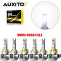 6X Combo 9005 9006 H11 LED Headlight + Fog Light Bulbs for