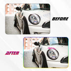 4Pcs 3D Car Eyelashes Decal Sticker for Headlight Fog Light (2000-2020)