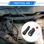 2 Pin Front Bumper Probe Sensor Connector Plug for Mazda 