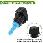 Windshield Washer Nozzle with Hose Connector for Subaru 