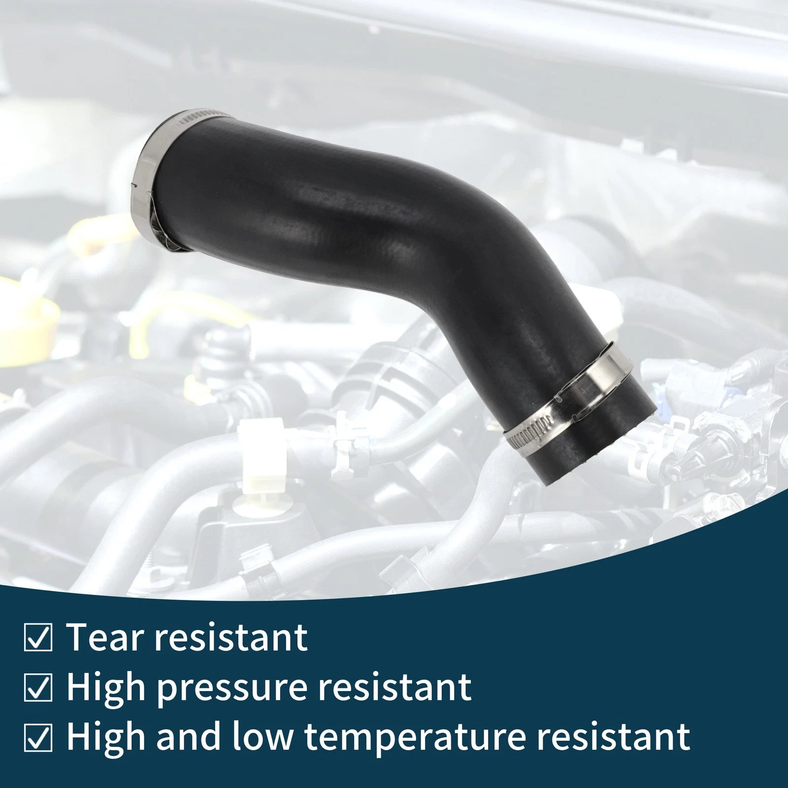 Radiator Hose for Hyundai i40 I CW (VF) 1.7 CRDi (2011–2019) No. 282742A802 Rubber