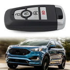 Replacement Remote Key Shell Fob 4 Button for Ford Edge (2017-2020)
