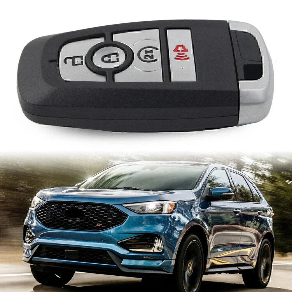 Replacement Remote Key Shell Fob 4 Button for Ford Edge (2017-2020)