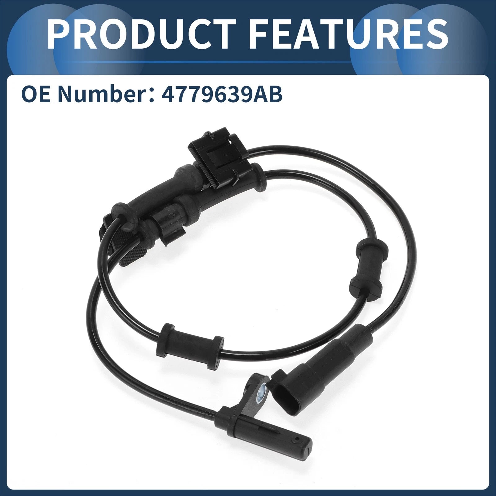 ABS Wheel Speed Sensor No. 4779639AB for Chrysler 300 (2011–2014) RWD Front