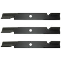 3 Blades for Exmark Lazer Z 60" Cut (Fits 103-6403, 103-6403-S)