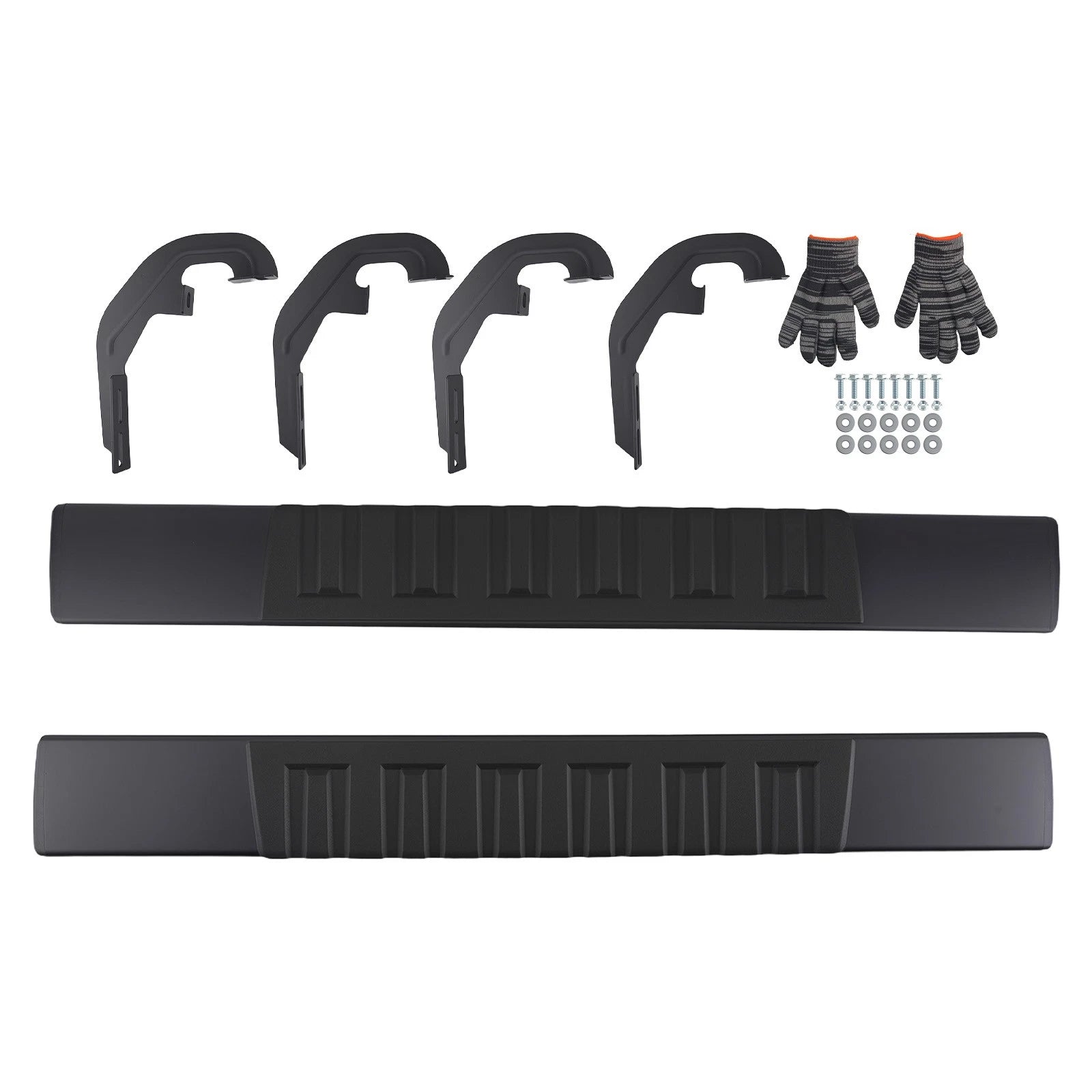 6" Wide Running Boards for Chevy Silverado GMC Sierra 1500 2500 3500 HD (2019–2025)