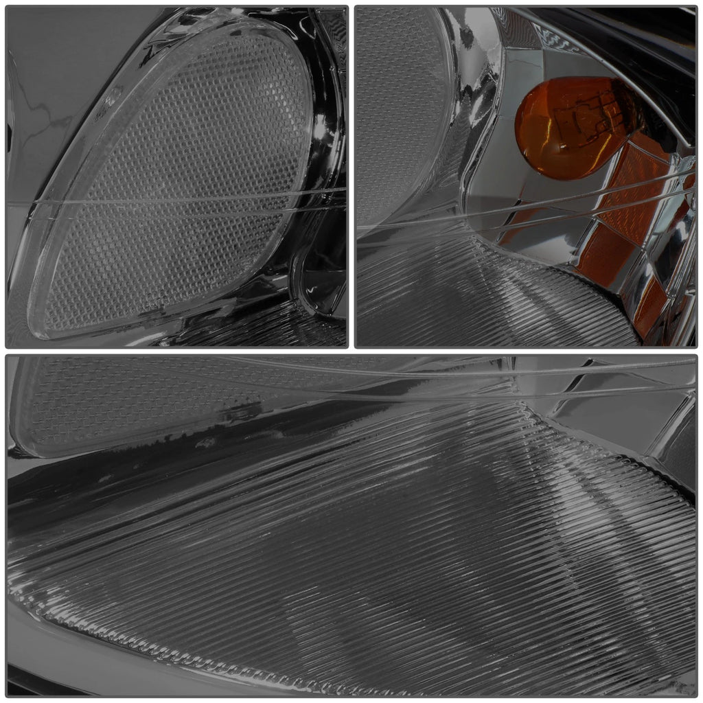 Pair of Smoked/Clear Side Turn Signal Lights for Chevy Impala (2000–2005)