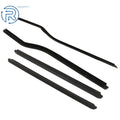 Set of 4 Rubber Window Outer Belt Molding for Ford Super Duty (1999–2014)