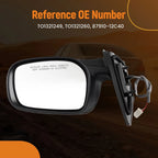 Passenger Mirror Right for Toyota Corolla (2009–2013) 87910-12C40 Paintable