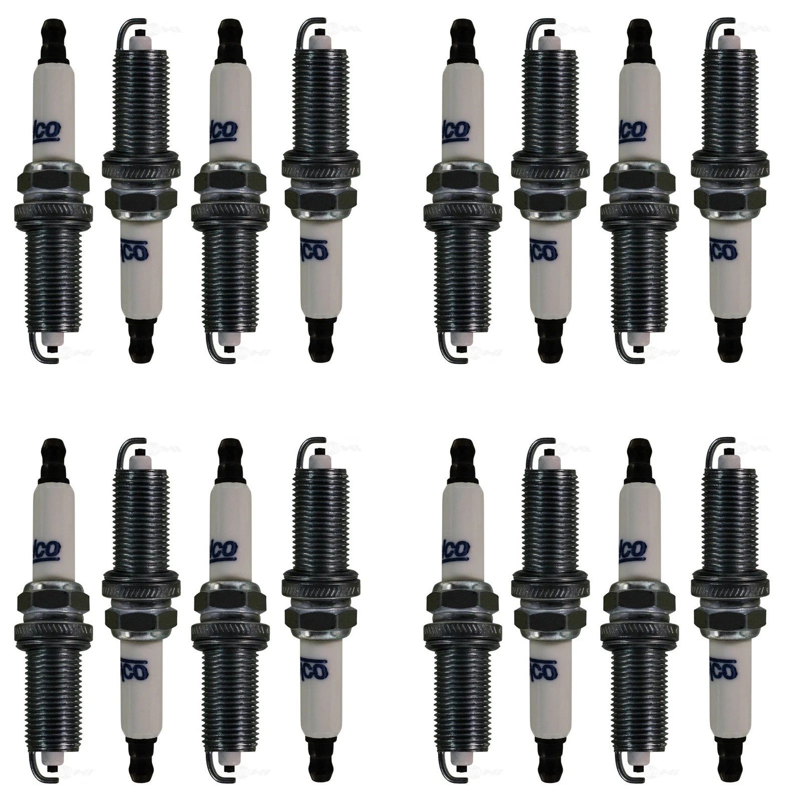 Set of 16 Spark Plugs for Ram 1500, Jeep Grand Cherokee, Dodge Durango (V8)