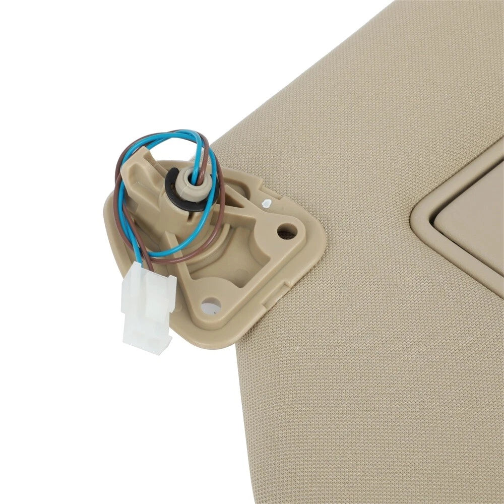 Left Driver Side Tan Sun Visor W/Lamp for Infiniti JX35 (2013)