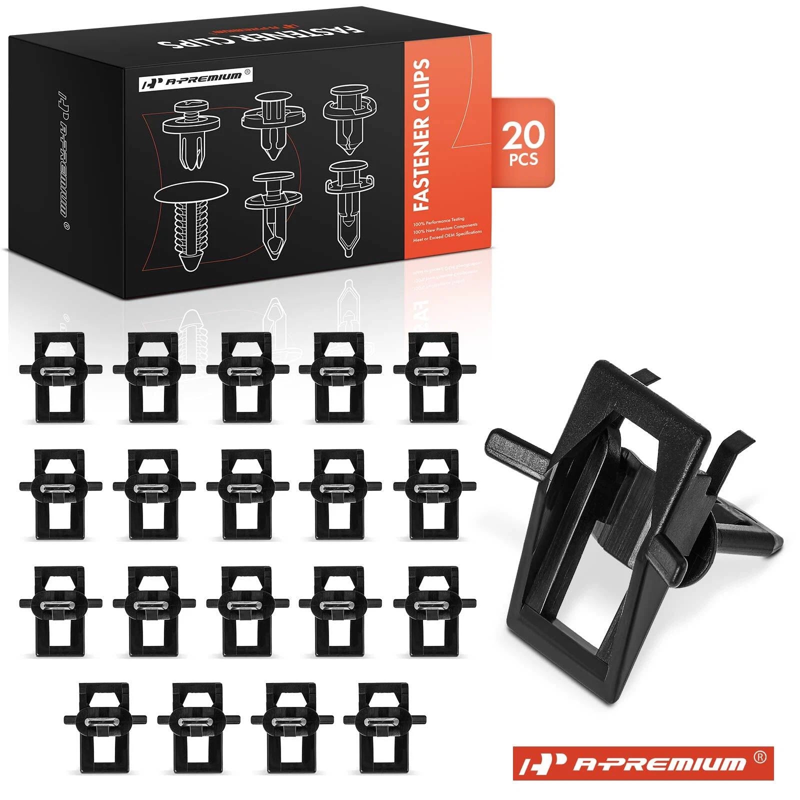 20Pcs Nylon Windshield Upper Garnish Moulding Retainer Clip for Chevy (1999–2024)