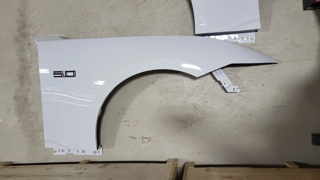 Set of 2 Front Left & Right Fender for Ford Mustang GT (2024–2026) Oxford White