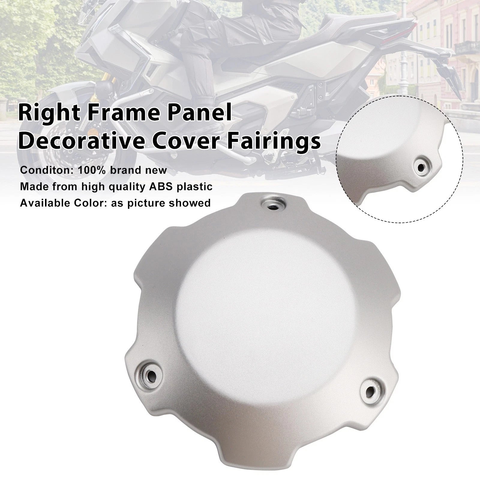 Right Frame Panel Decorative Cover for Honda X-ADV 750 (2021–2025) Silver