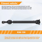 Front Prop Driveshaft for Dodge Ram 1500 (2002-2006) 4WD
