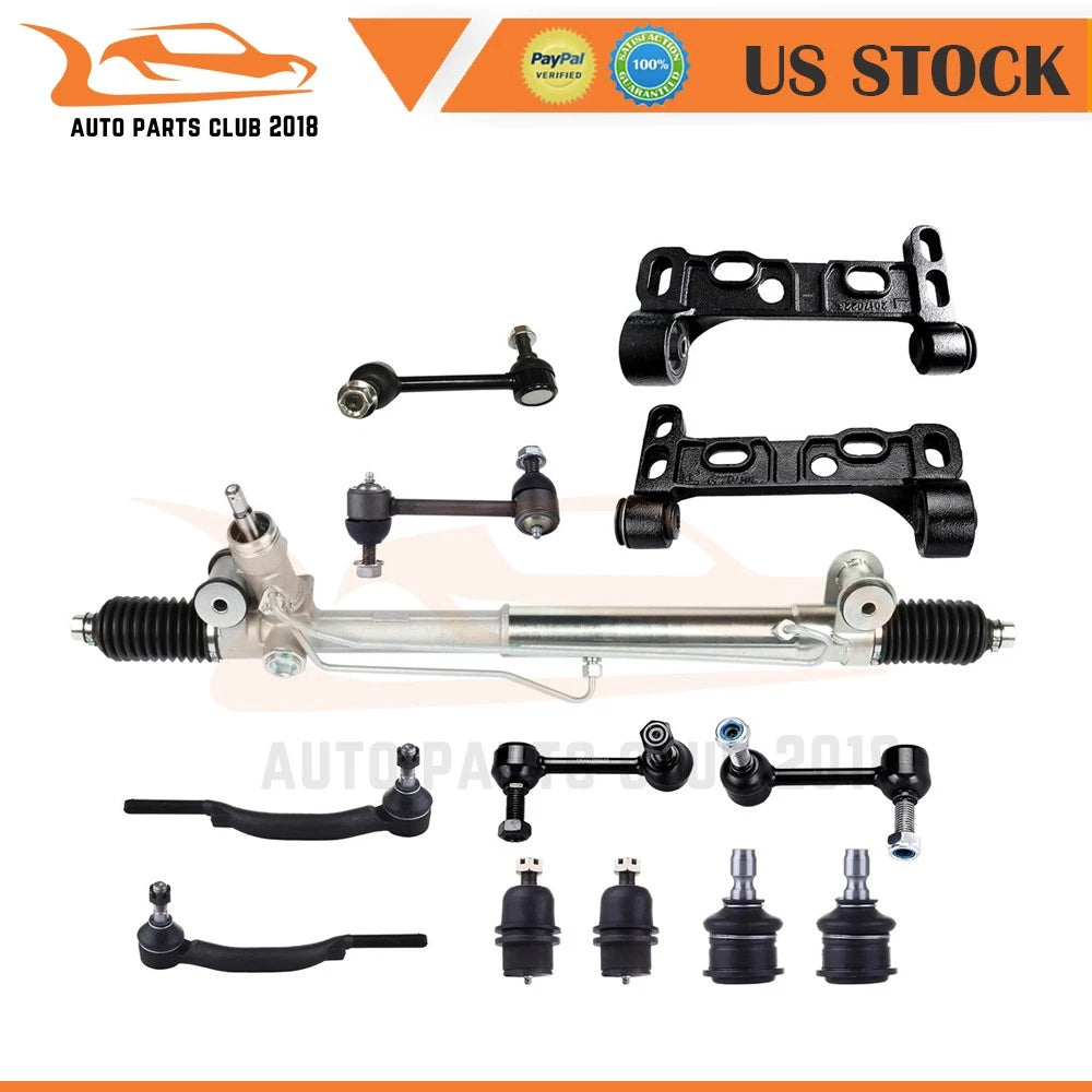13Pcs Power Steering Rack and Pinion for Buick Rainier (2004–2007)