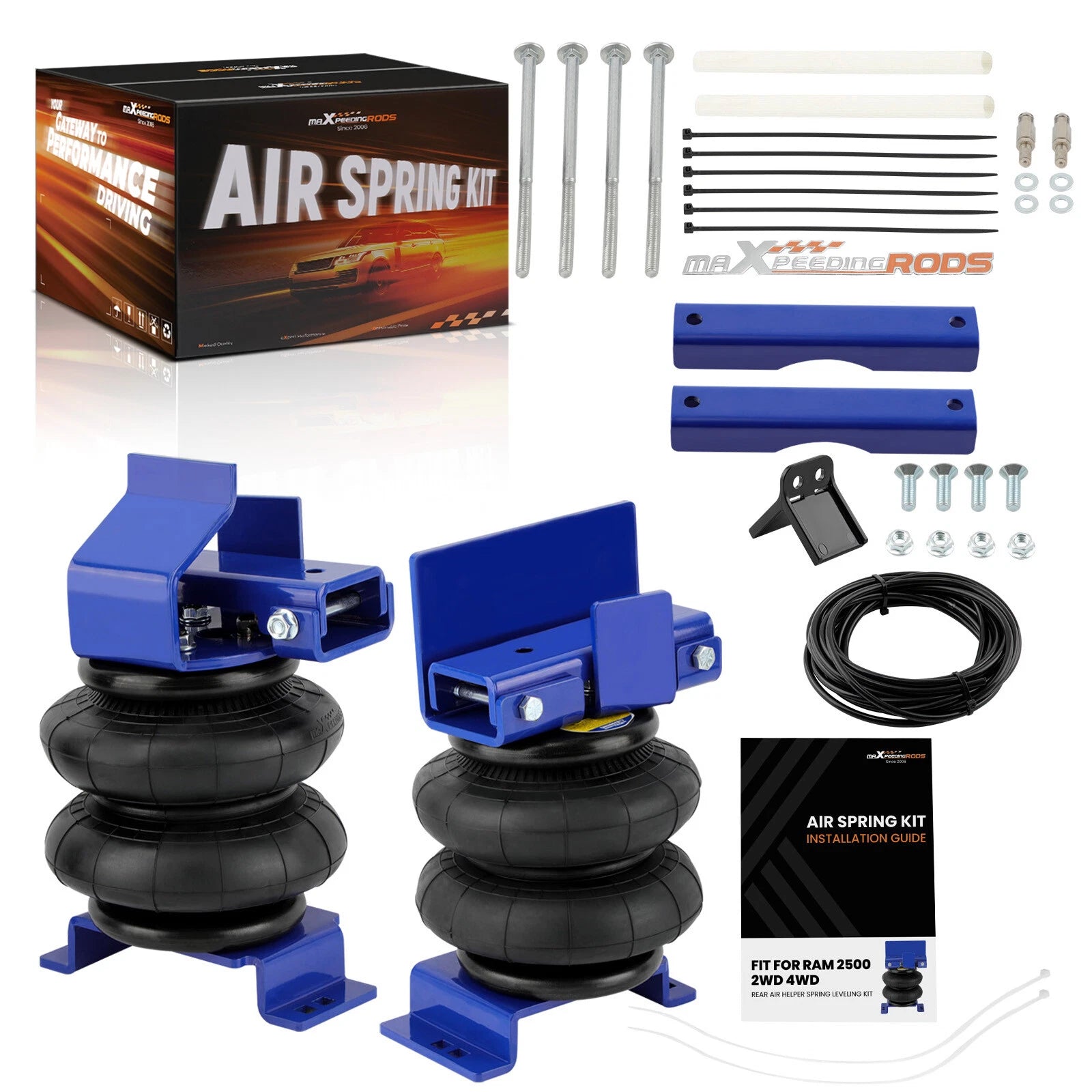 Air Helper Spring Bag Kit for Ram 2500 2WD 4WD (2014–2024)