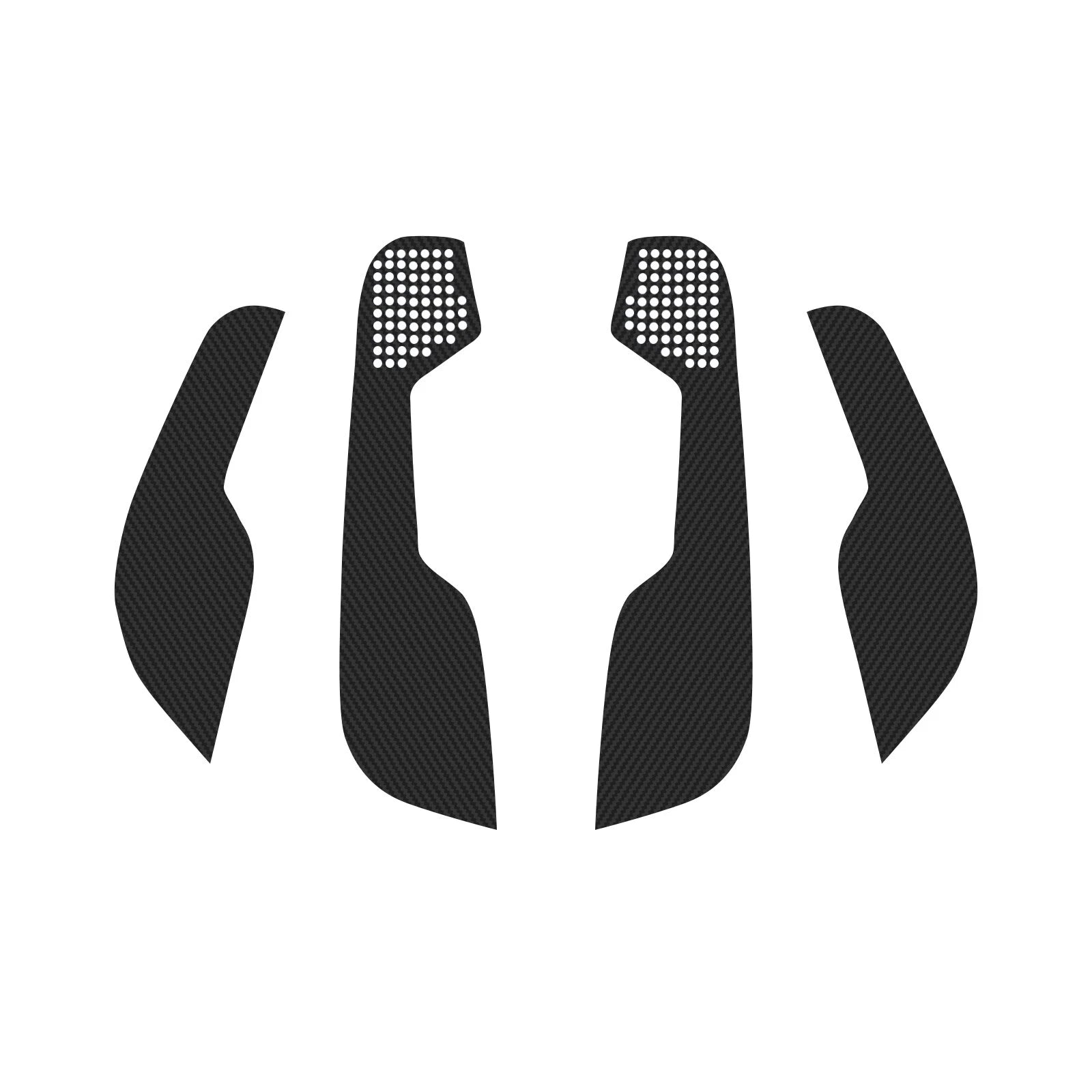 Carbon Fiber Door Mat Protector Stickers for Honda Civic (2016-2021)