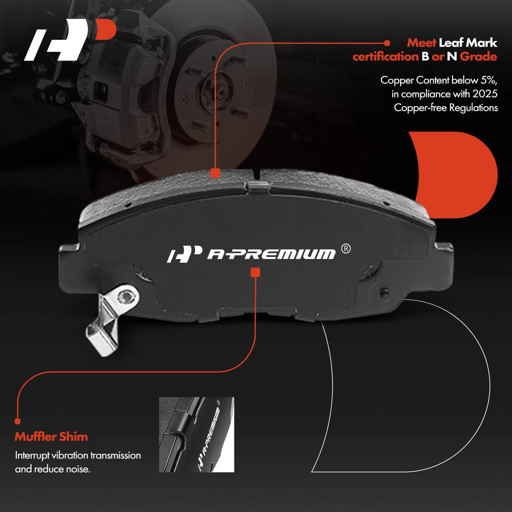 Pair Front Brake Rotors & Calipers for Honda Civic (2006–2011)