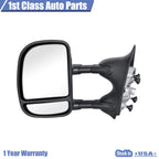 Pair Towing Mirrors for Ford F-250 F-350 F-450 Super Duty (1999–2007)