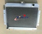 3 Row Aluminum Radiator + Fans for Jeep CJ Series (1970-1986)
