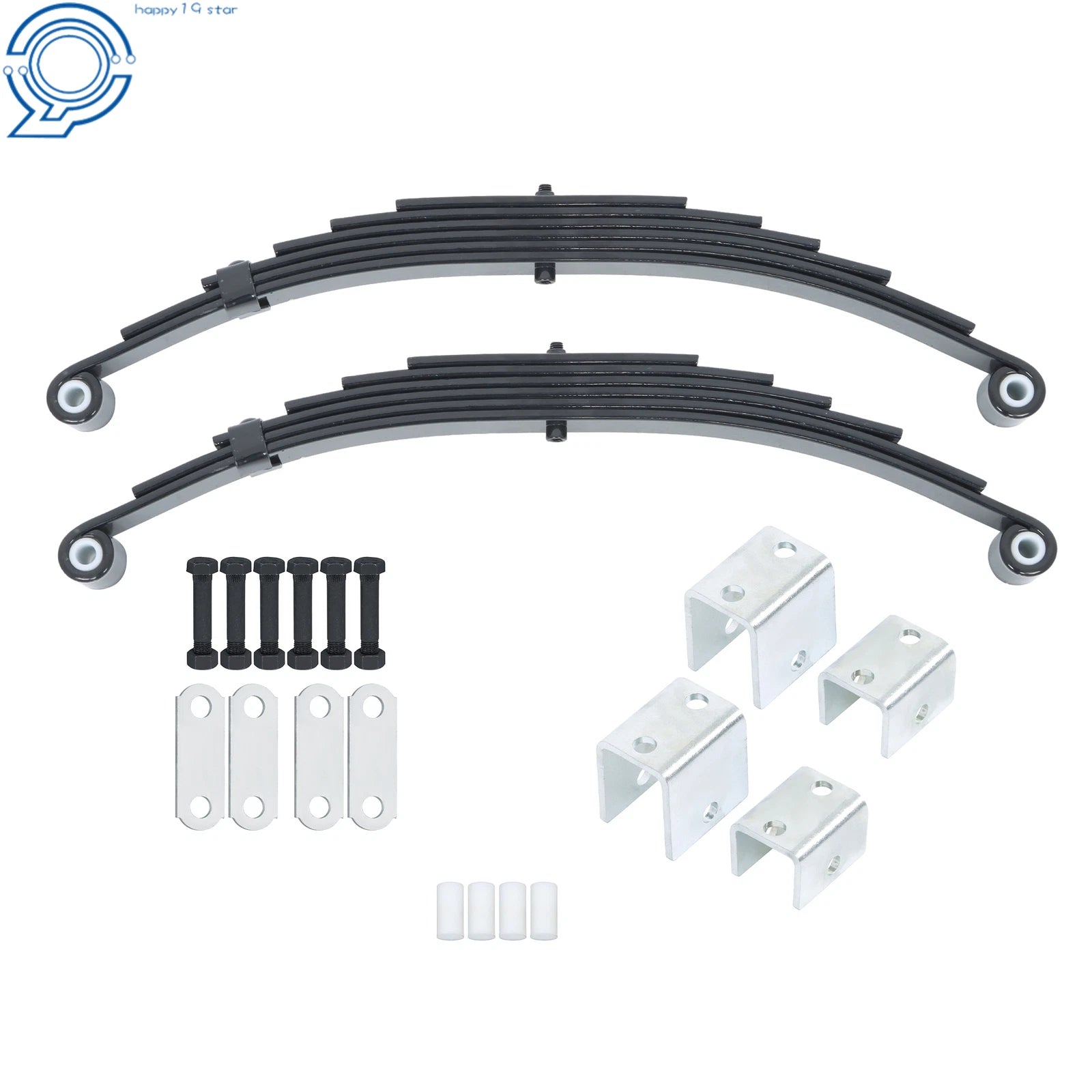Heavy Duty Trailer Axle Kit for 3500lbs Single Axle (7000lb Capacity)